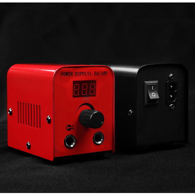 龙艺人纹身器材 纹身机电源 火车头纹身电源脚踏稳压器刺青变压器