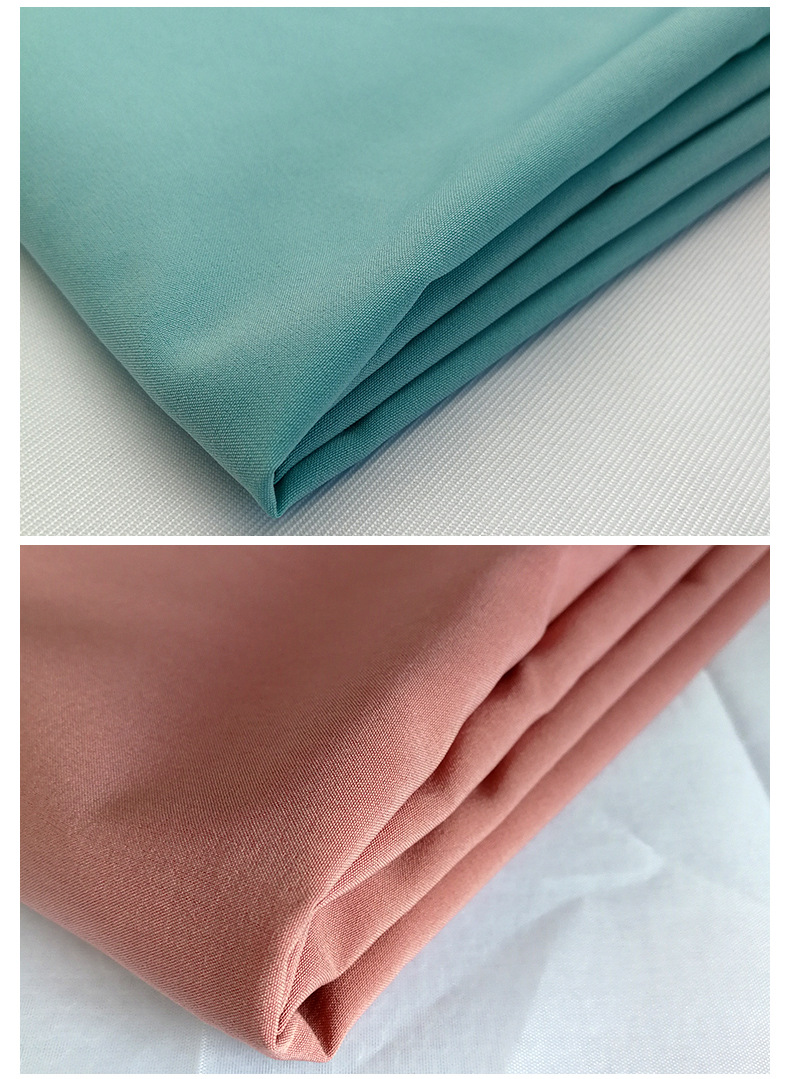 涤纶100d四面弹力布春亚纺平纹梭织烧花面料速干裤运动裤布料现货