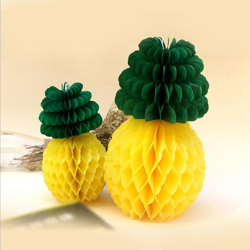 批发 水果异形蜂窝球 纸蜂窝球蜂巢花球装饰挂饰蜂巢菠萝蜂巢灯笼