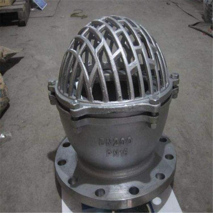 法兰式吸水阀 h42h-10/16c 升降式水泵铸钢底阀