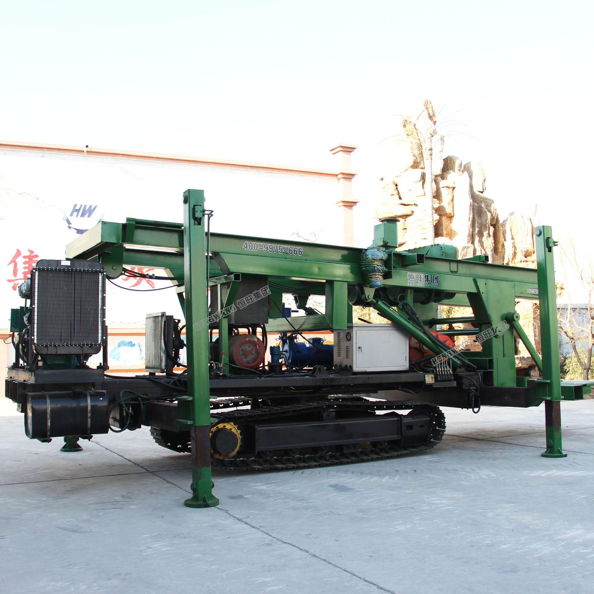 现货反循环钻机小型履带式打水井钻机厂家大口径地基打桩机好上手