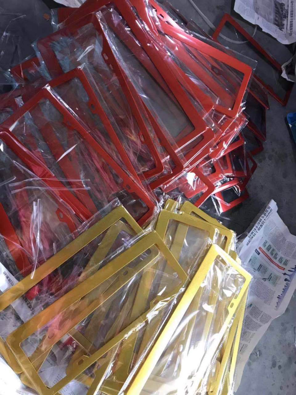 菲律宾车牌 东南亚牌照 汽车车牌架 汽车牌照框 亮色改装车牌