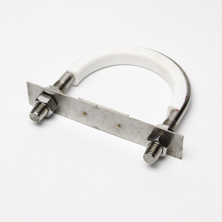 供应u型管卡不锈钢u型螺栓管夹包氟管卡厂家直销