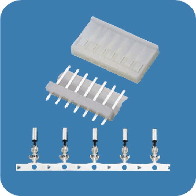浙江津达 3.96mm间距连接器胶壳 插针 端子 接插件5195
