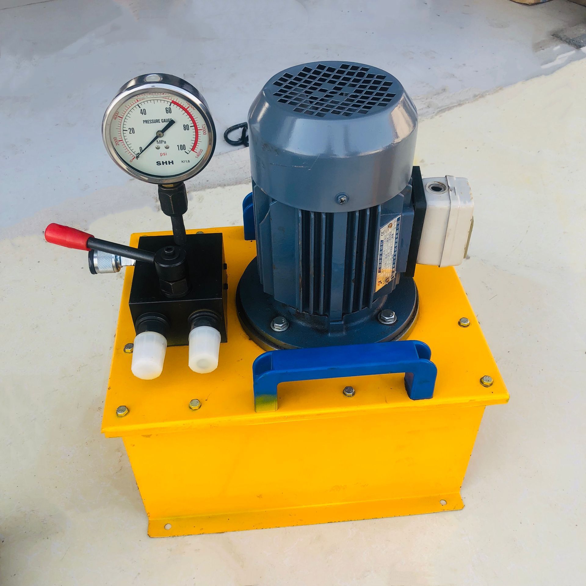 超高压电动液压油泵 液压泵单/双出口电动泵多规格现货供应