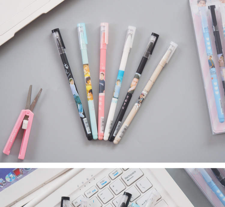 和硕hs1240李现简约卡装中性笔