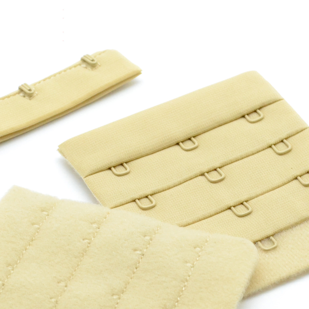 厂家直批内衣配件尼龙毛底背扣 调节延长扣 文胸加长扣