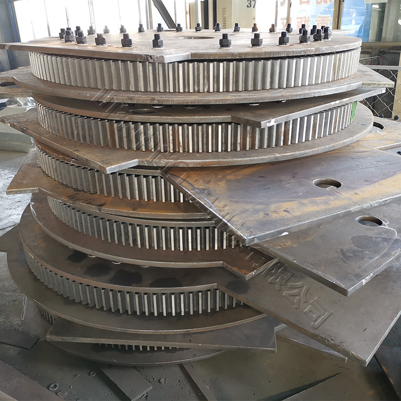 供应吊车用中心回转器 外齿内齿转盘 1.2米1.4米1.5米起重机转盘