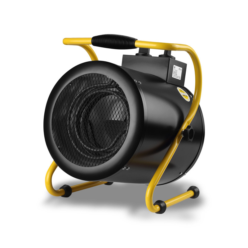 厂家直销宝工工业暖风机3kw220v电取暖器浴室家用烘干机冷热风机