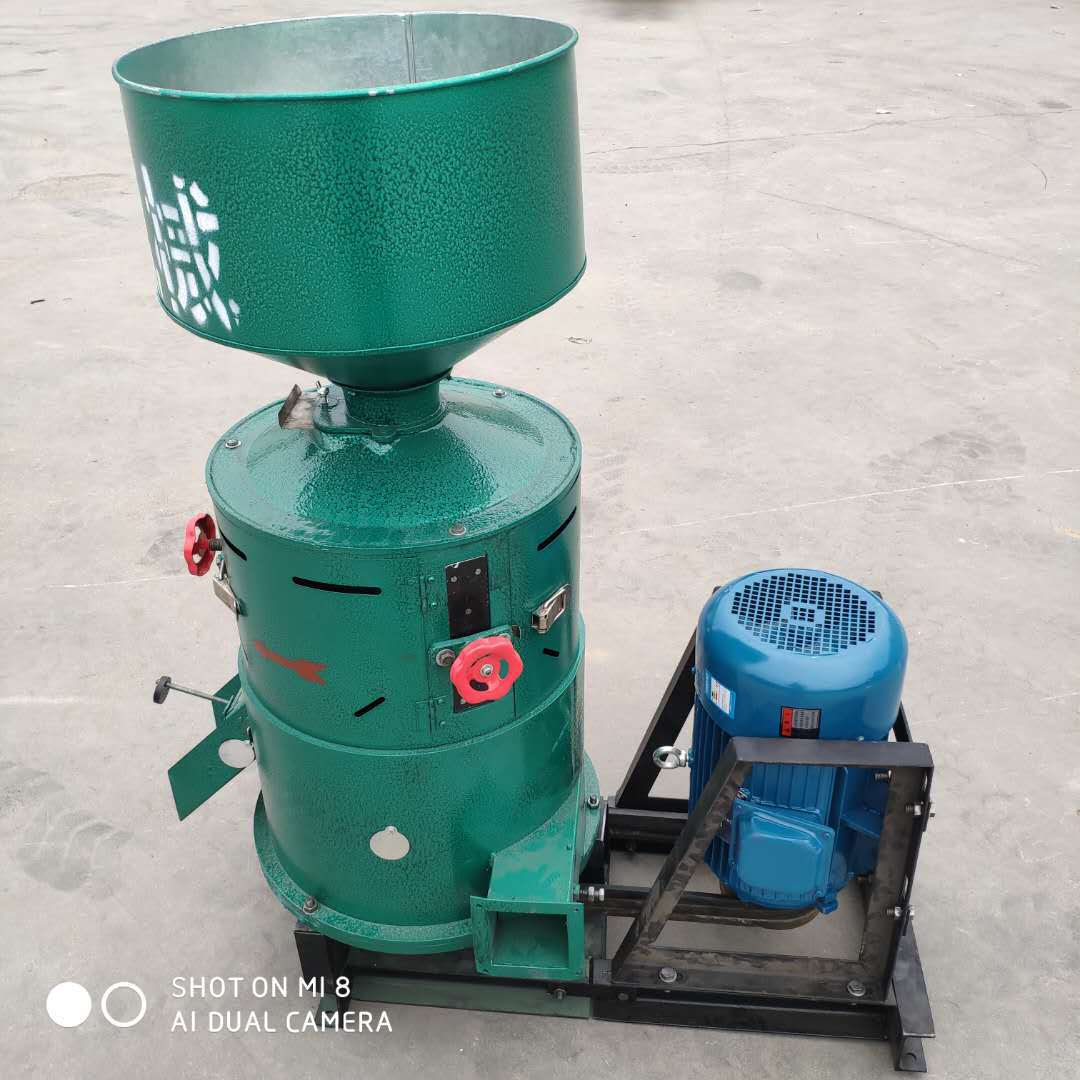 稻谷碾米机 乐山砂辊式自动脱皮打米机 家用型碾米机