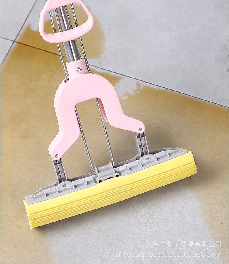 海绵拖把头对折拖布头替换/胶棉拖把头吸水拖把配件