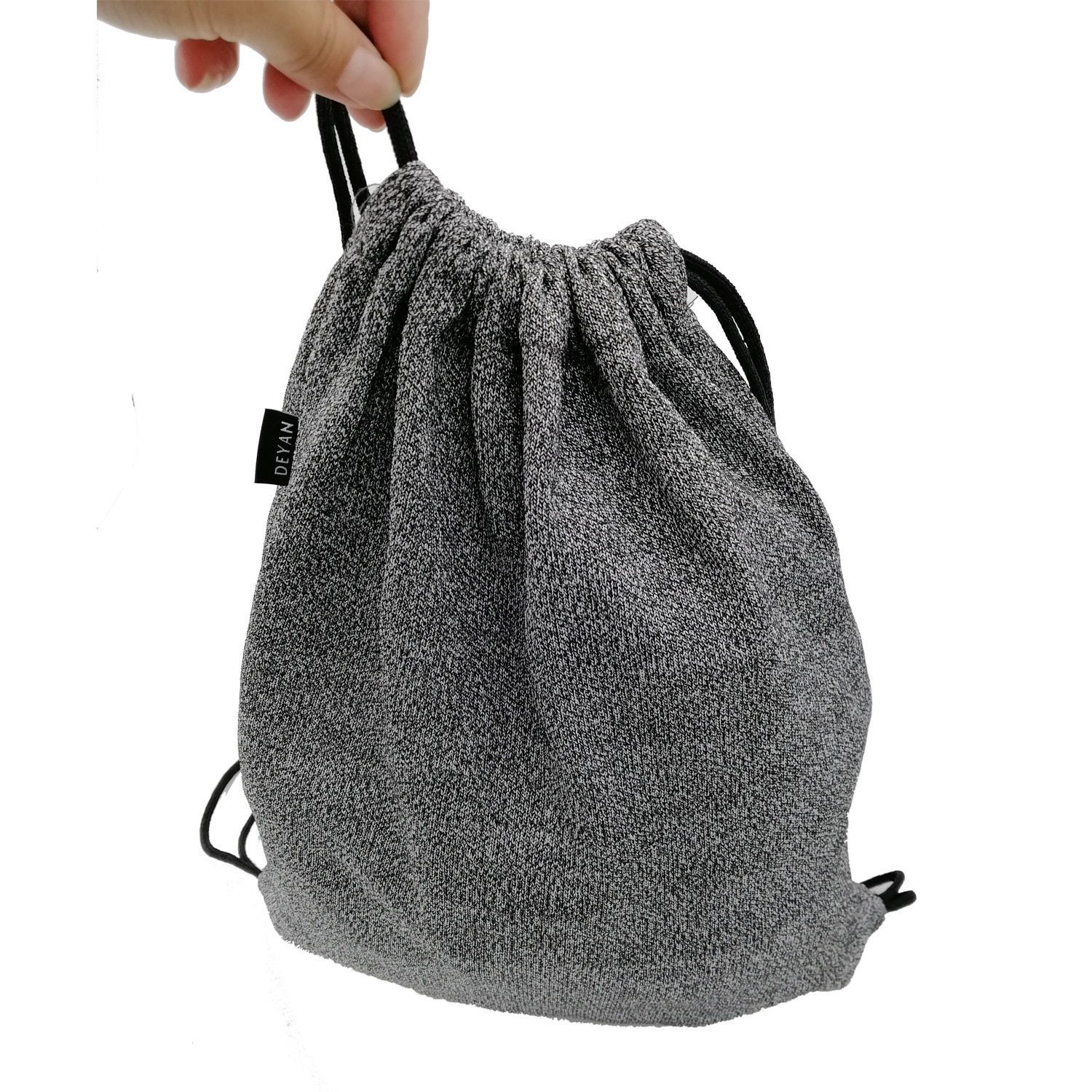 厂家直供pe高强聚乙烯防割包 抽绳束口袋防盗户外运动安全防护包