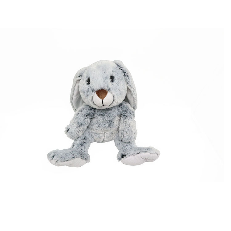 a802垂耳兔毛绒玩具长耳朵兔子宝宝睡觉安抚玩偶灰色小兔子