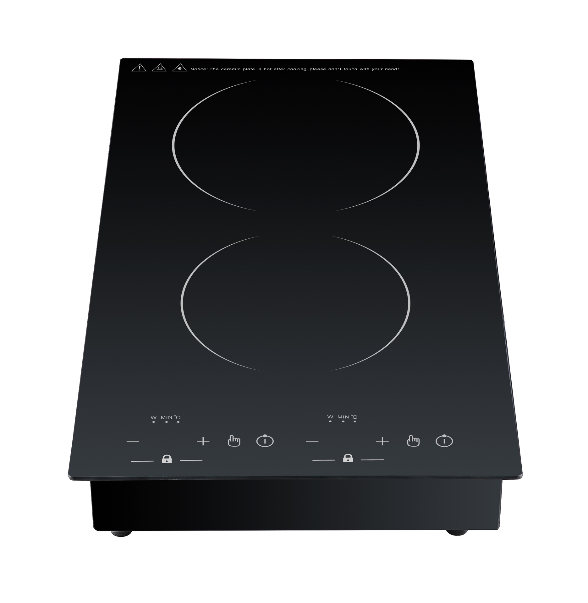 批发竖式双头电陶炉立式220Hv电磁炉竖式整版双头光波炉多米洛