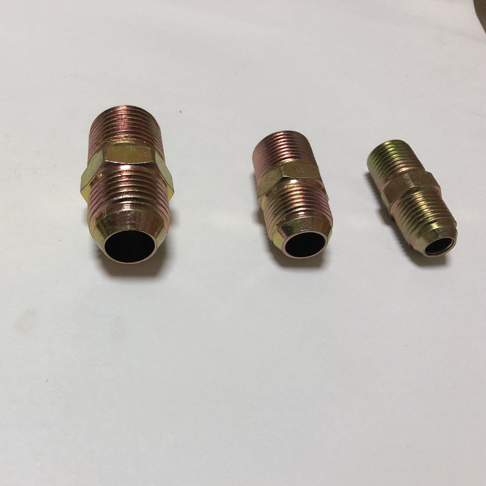 液压过渡接头 高压油管 油管接头 船舶配件 直力古 英制d型对丝