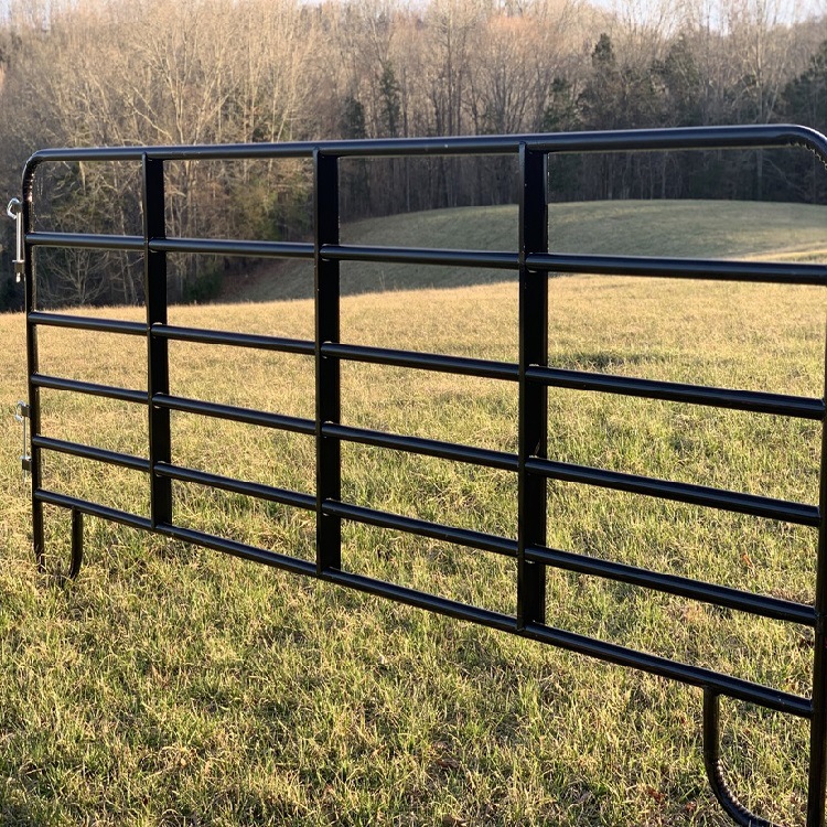 厂家生产马围栏镀锌圆管规格25*2mm方管椭圆管牛栅栏2100*1800mm