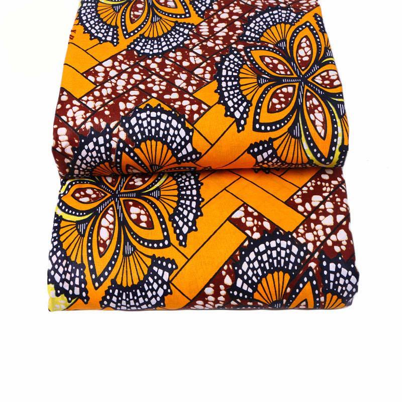 Foreign Trade Cotton African Cerecloth African Printed Fabric Artificial Wax Duplex Printing African Ethnic Clothes Fabric