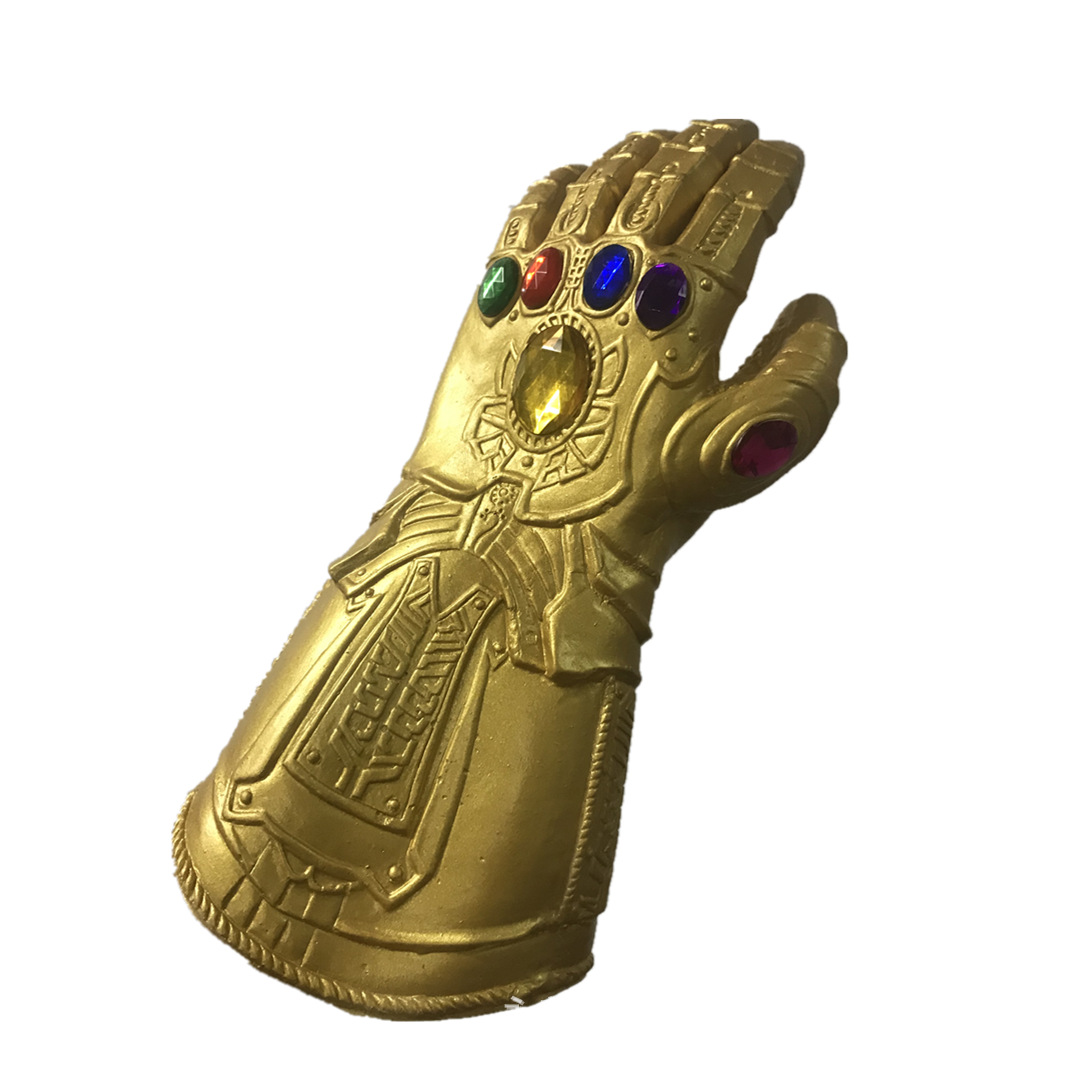 新灭霸乳胶无限手套万圣节道具电影复联4钢铁侠手套厂家批发