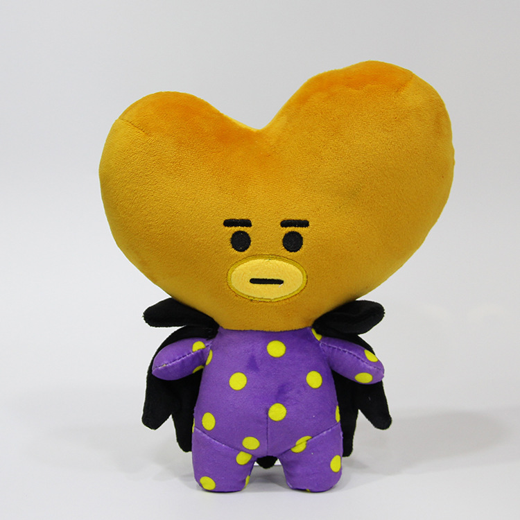 抓机玩偶防弹少年团bts 动漫周边毛绒同款万圣节鬼节公仔tata娃娃
