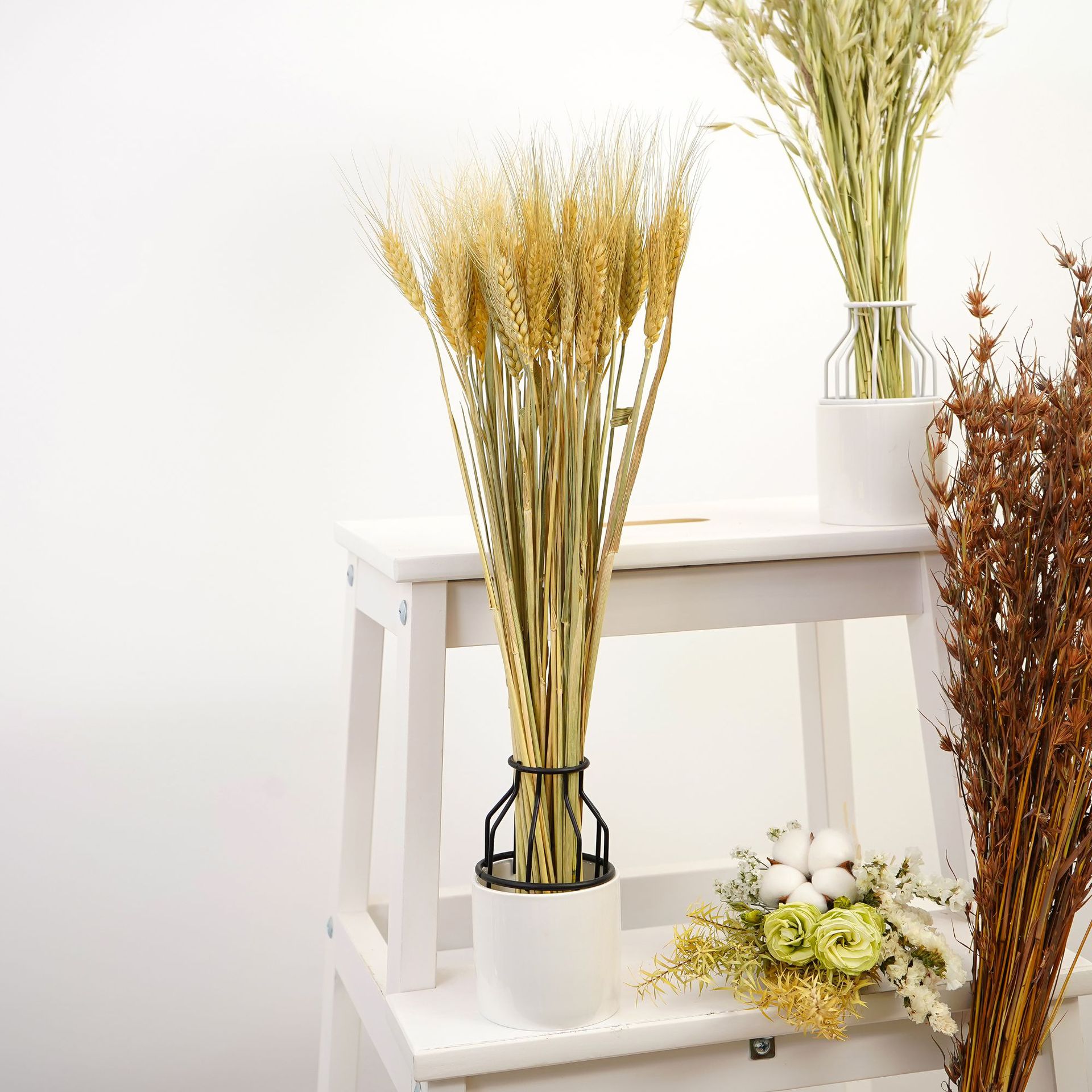 原色麦穗小麦燕麦野麦 干花花束家居装饰摆设拍照道具 田园风