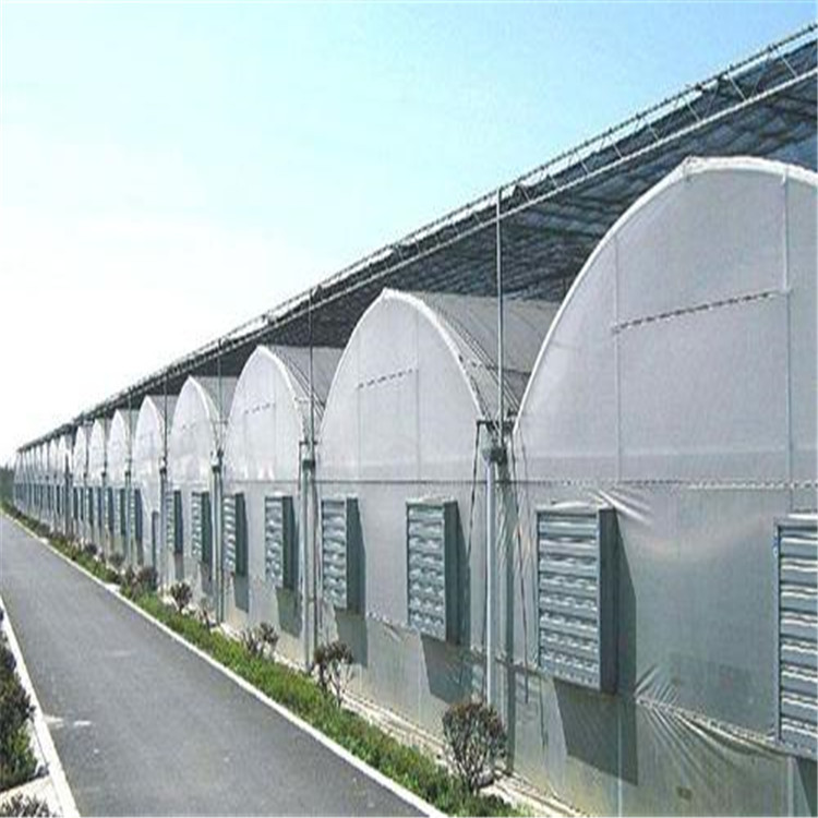 连栋温室大棚塑料薄膜温室热浸锌连栋温室大棚电动外遮阳系统