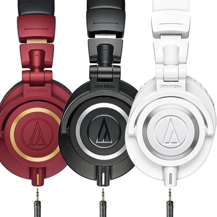 audio-technica/铁三角ath-m50x专业头戴式监听hifi耳机