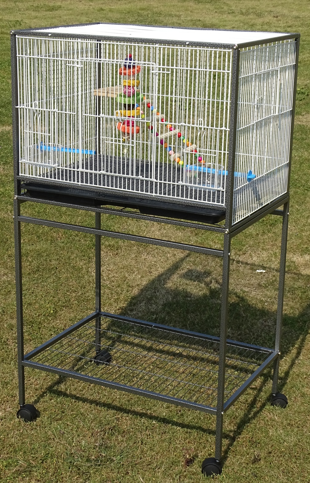 新款方管相思鸟笼文鸟画眉凤头小鹦鹉笼高端耐用室内室外阳台装饰