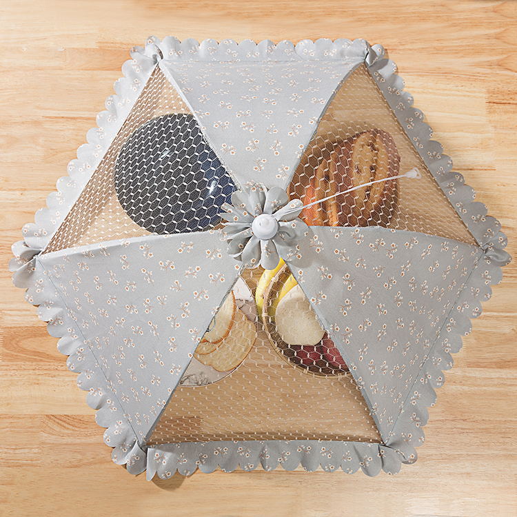 厂家直销现货菜罩 高档蕾丝可折叠食物罩菜罩桌罩 餐桌罩