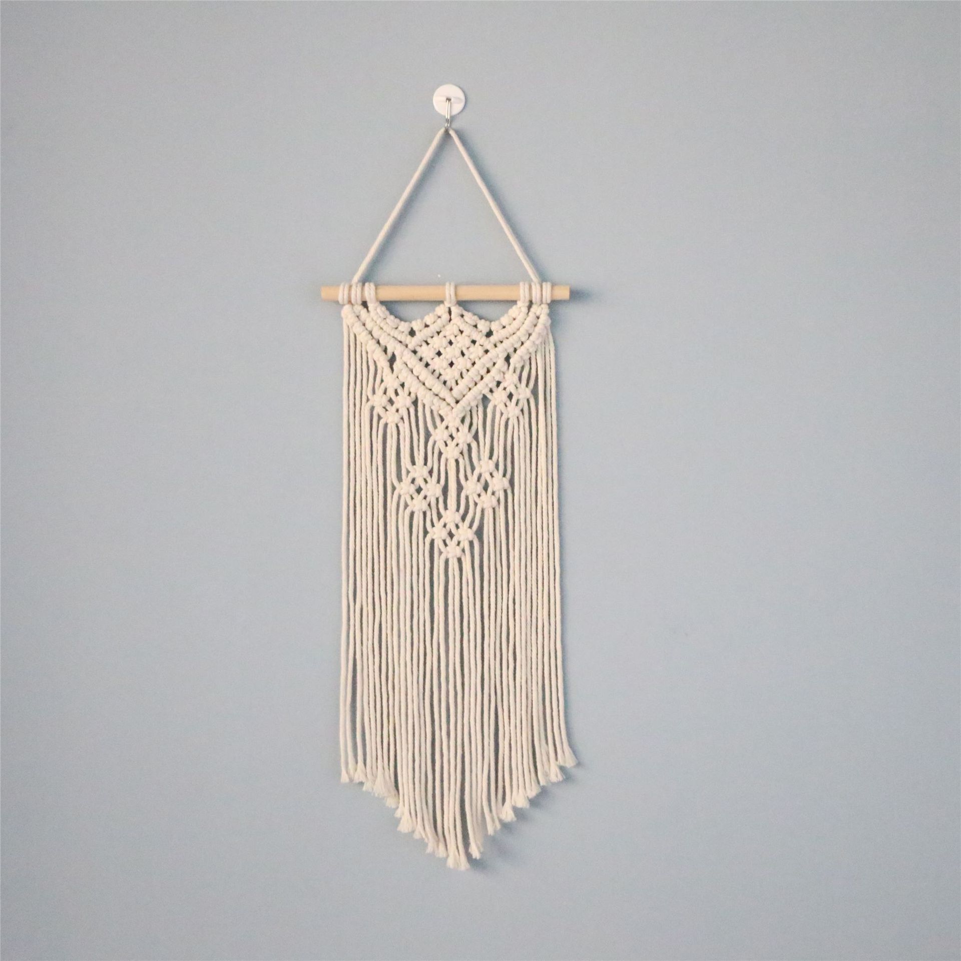 纯棉波西米亚手工编织挂毯 星星迷你欧美风格壁饰墙饰