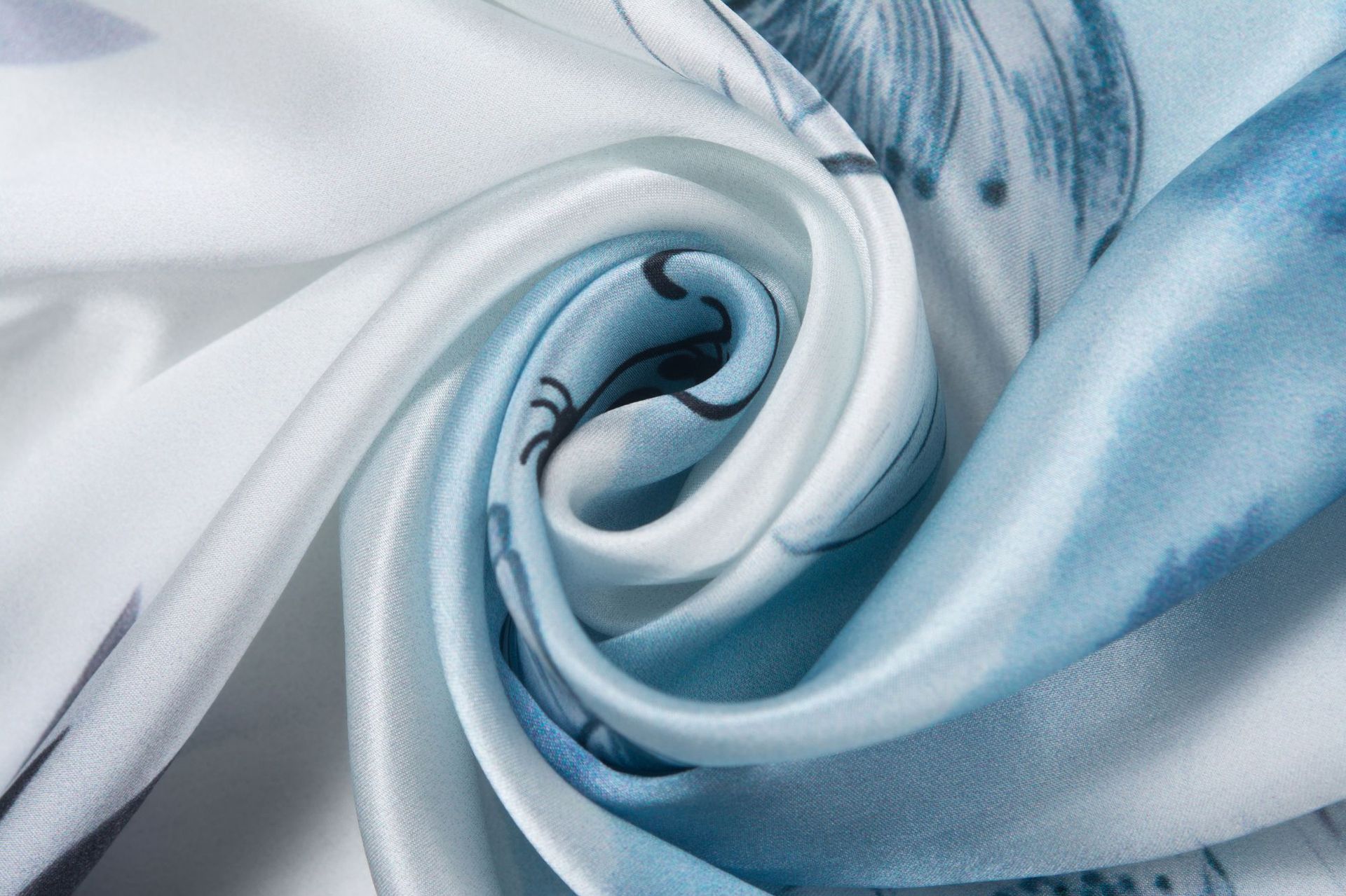 桑蚕丝丝巾 数码印花长巾真丝素绉缎礼品丝巾厂家真丝现货批发