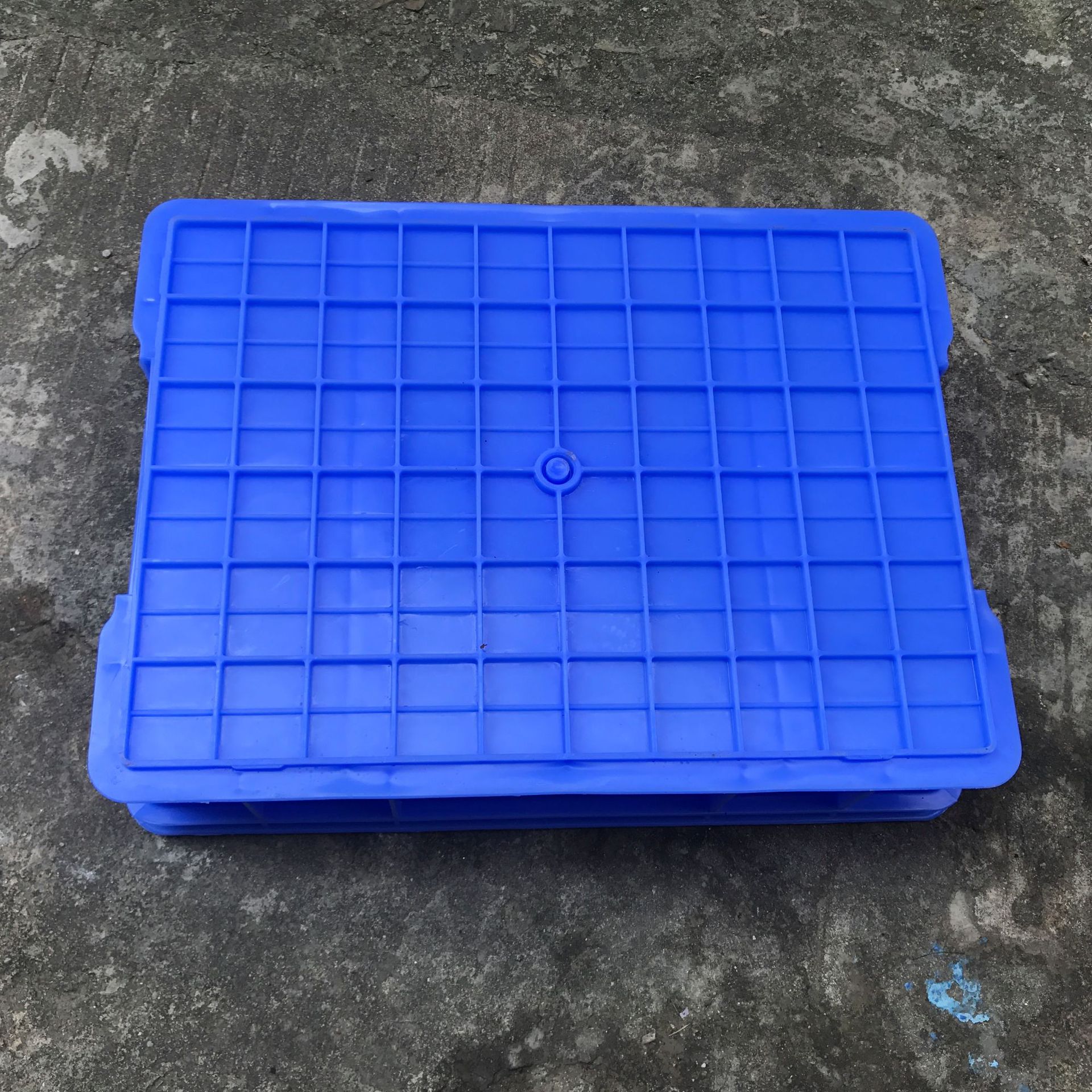 厂销八格子塑料箱 新料长方形物料格子箱455*345*115八分格塑料箱