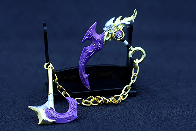 王者武器模型 百里玄策白虎志 链子 合金武器模型 兵器周边