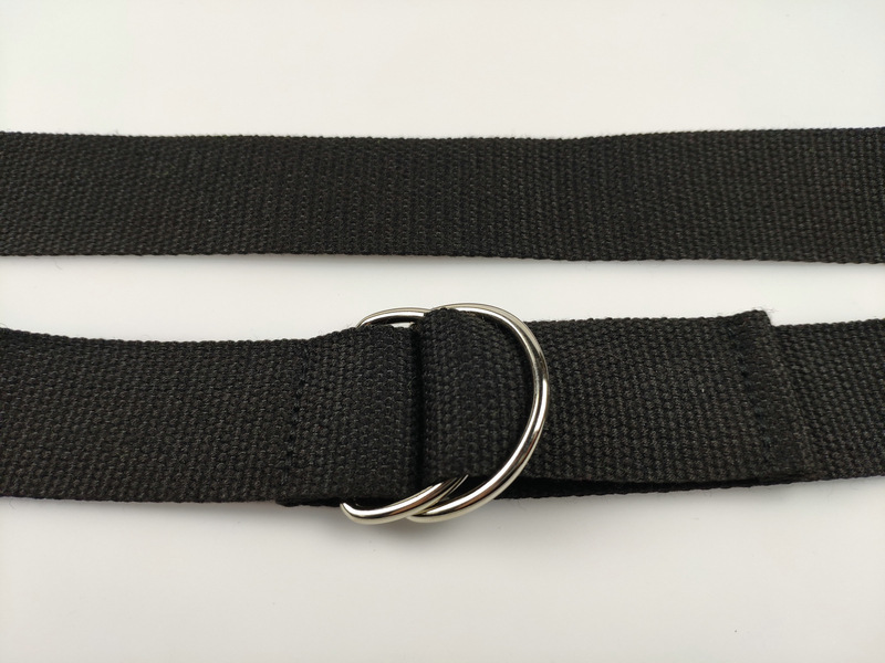 自产自销38cm双d形扣帆布腰带女士多色休闲百搭工装裤带定制