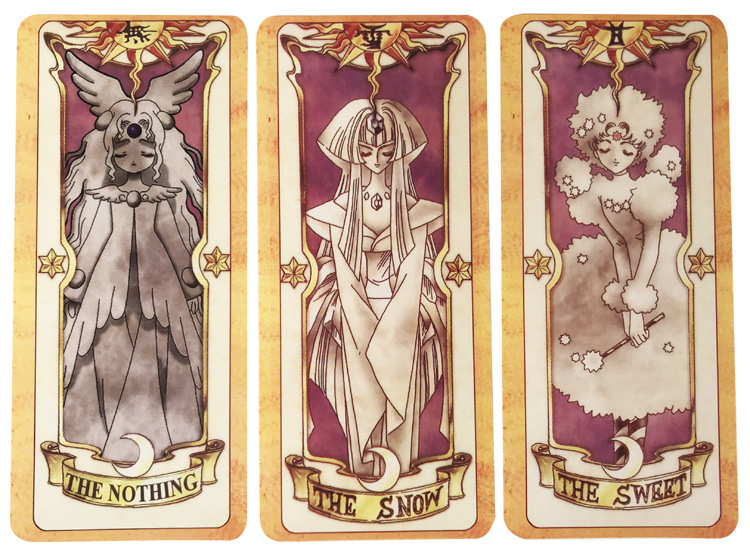 魔卡少女樱库洛牌 占卜扑克牌百变小樱经典魔法变身器女孩地摊货