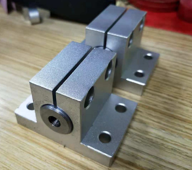 加厚光轴底座支撑座 加厚光轴锁紧座 光轴支座 锁紧固定座 轴支撑