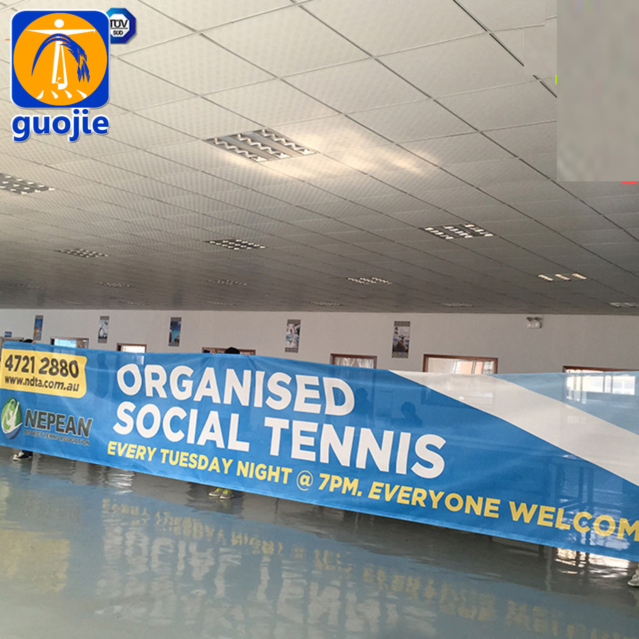 厂家直销喷绘打印 网格布banner pvc横幅高清uv喷绘灯箱布