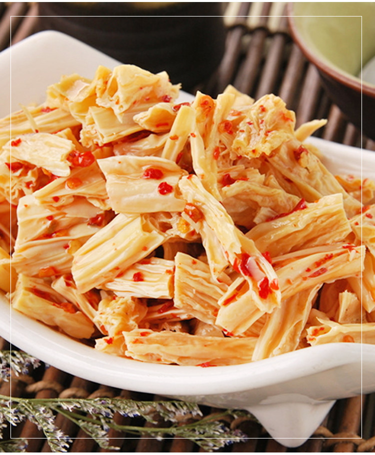 凉拌豆笋腐竹酒店饭店餐饮用特色半成品凉菜开袋即食素菜冷菜冷盘