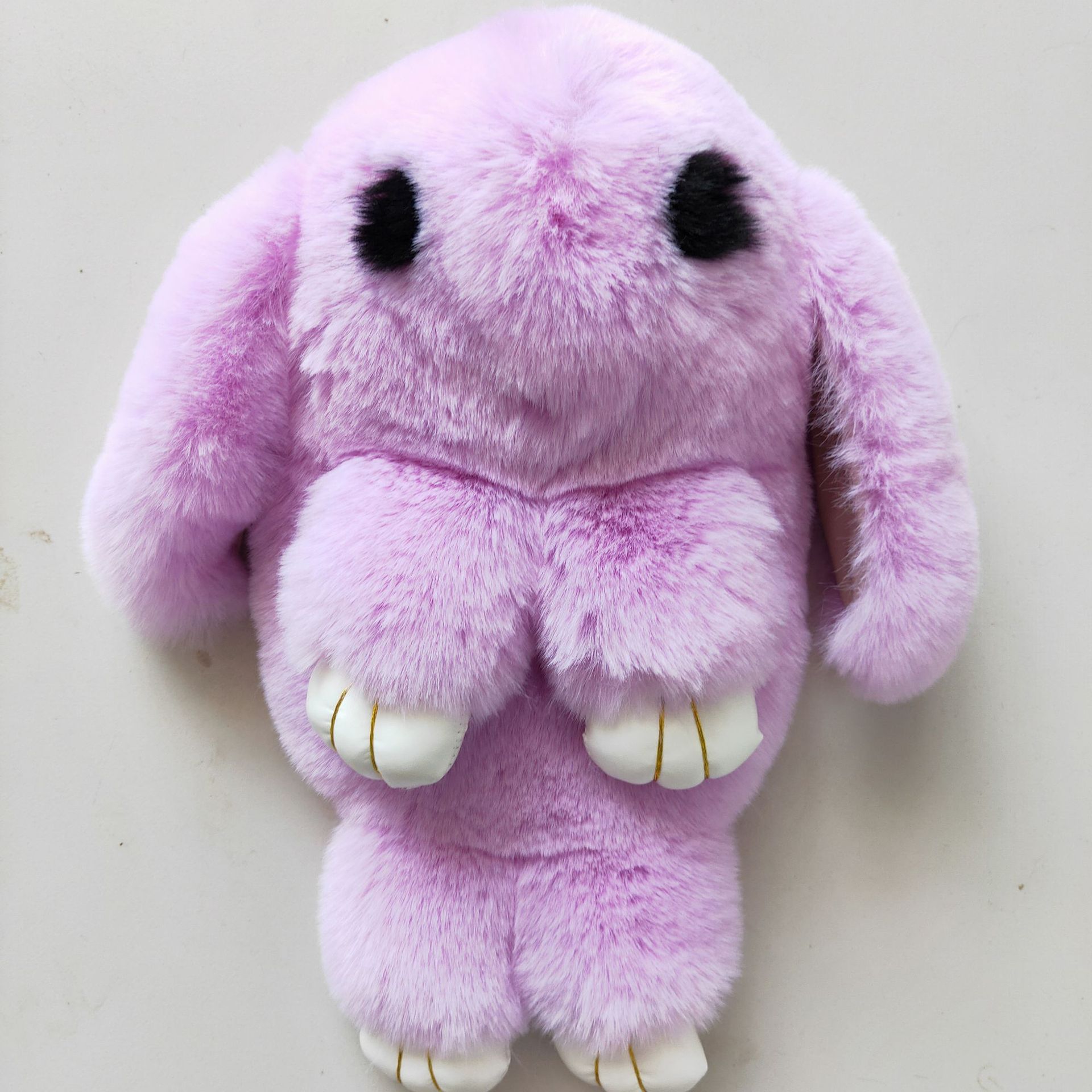 兔子包毛绒链条兔子包毛绒兔子包仿獭兔女单肩斜挎兔子包毛绒