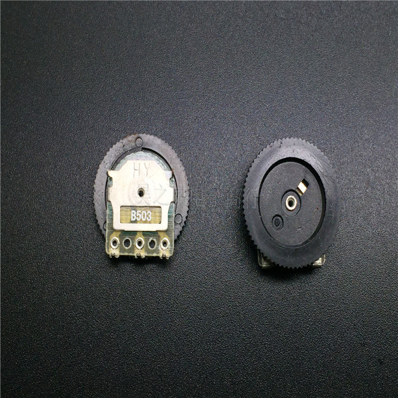 拨盘电位器 直径16mm厚2mm 收音机调音耳机音量电位器b50k 单声道