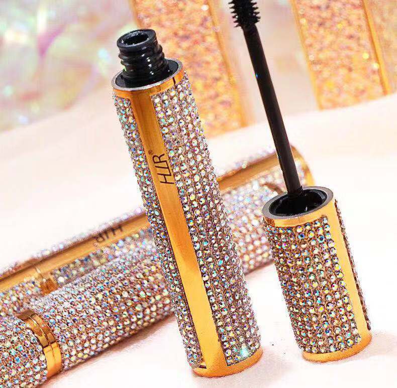 海伦丽人纤长钻石星空睫毛膏防水防汗不晕染网红彩妆浓密卷翘代发