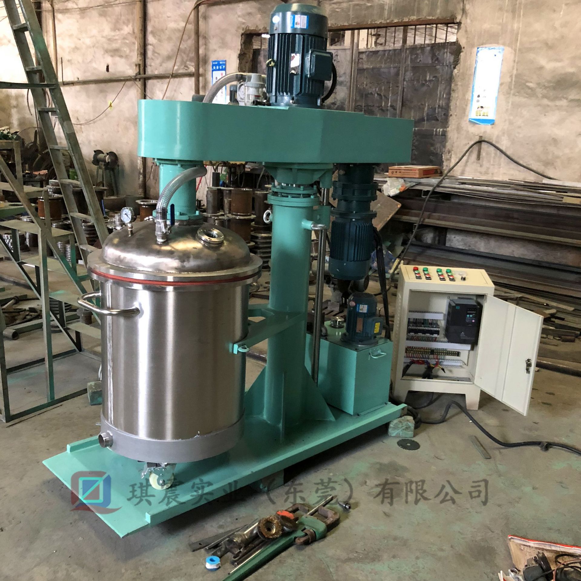 硅胶热真空脱泡桶明硅胶真空搅拌桶中性酸性胶加热脱泡机搅拌釜