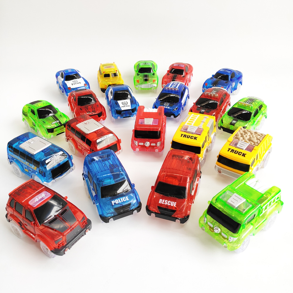 夜光电动轨道小汽车专用小车配件小火车过山车悍马赛车儿童玩具