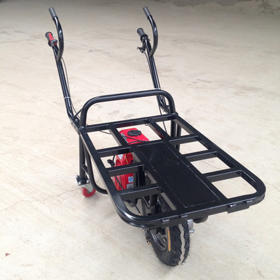 田埂运输独轮手推车 烧汽油的平稳单轮车 汽油鸡公车出厂价