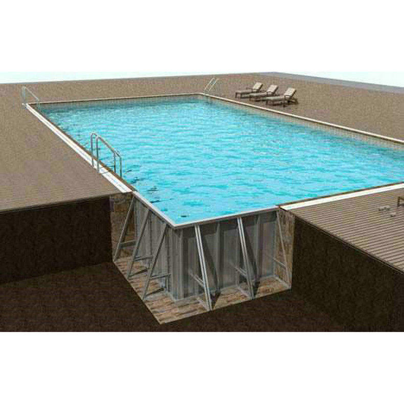 厂家销售 组装式泳池 拼装游泳池无边泳池设计