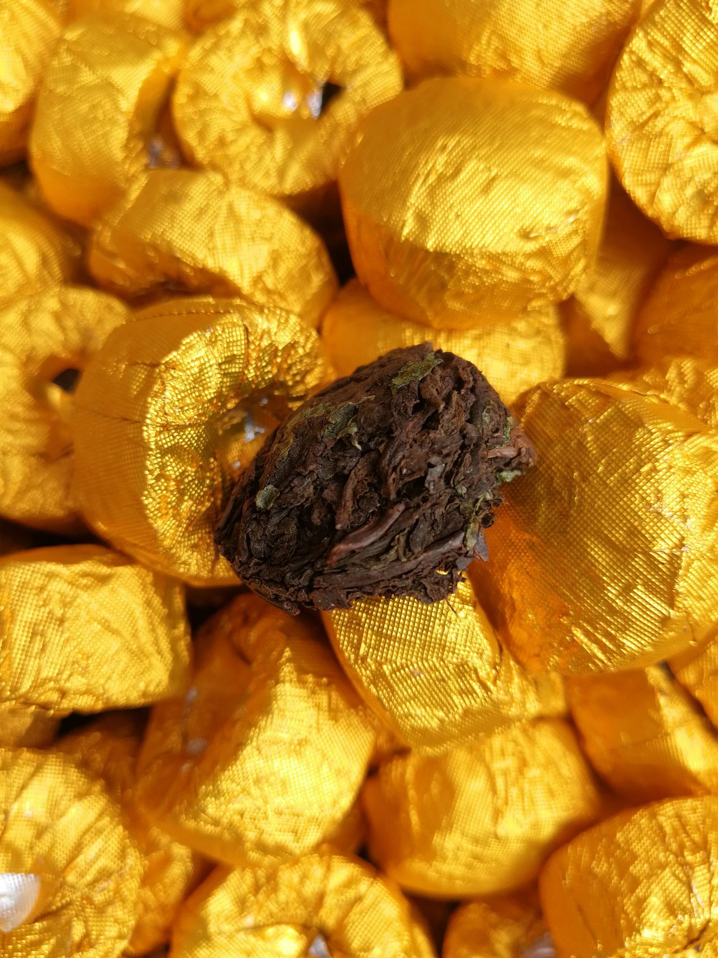 云南熟普洱茶糯米香迷你小沱茶小金沱金纸5克沱醇香浓郁糯香茶叶