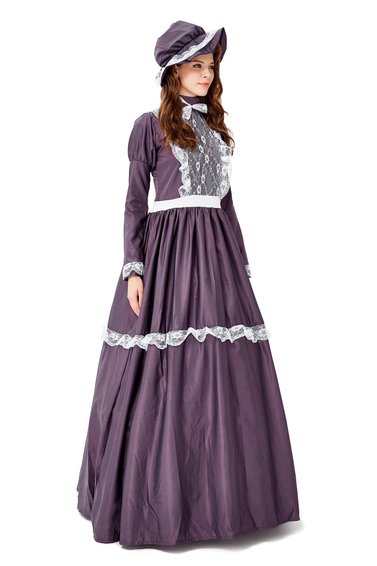 womens prairie lady costume中世纪服装复古贵妇服装农场庄园服