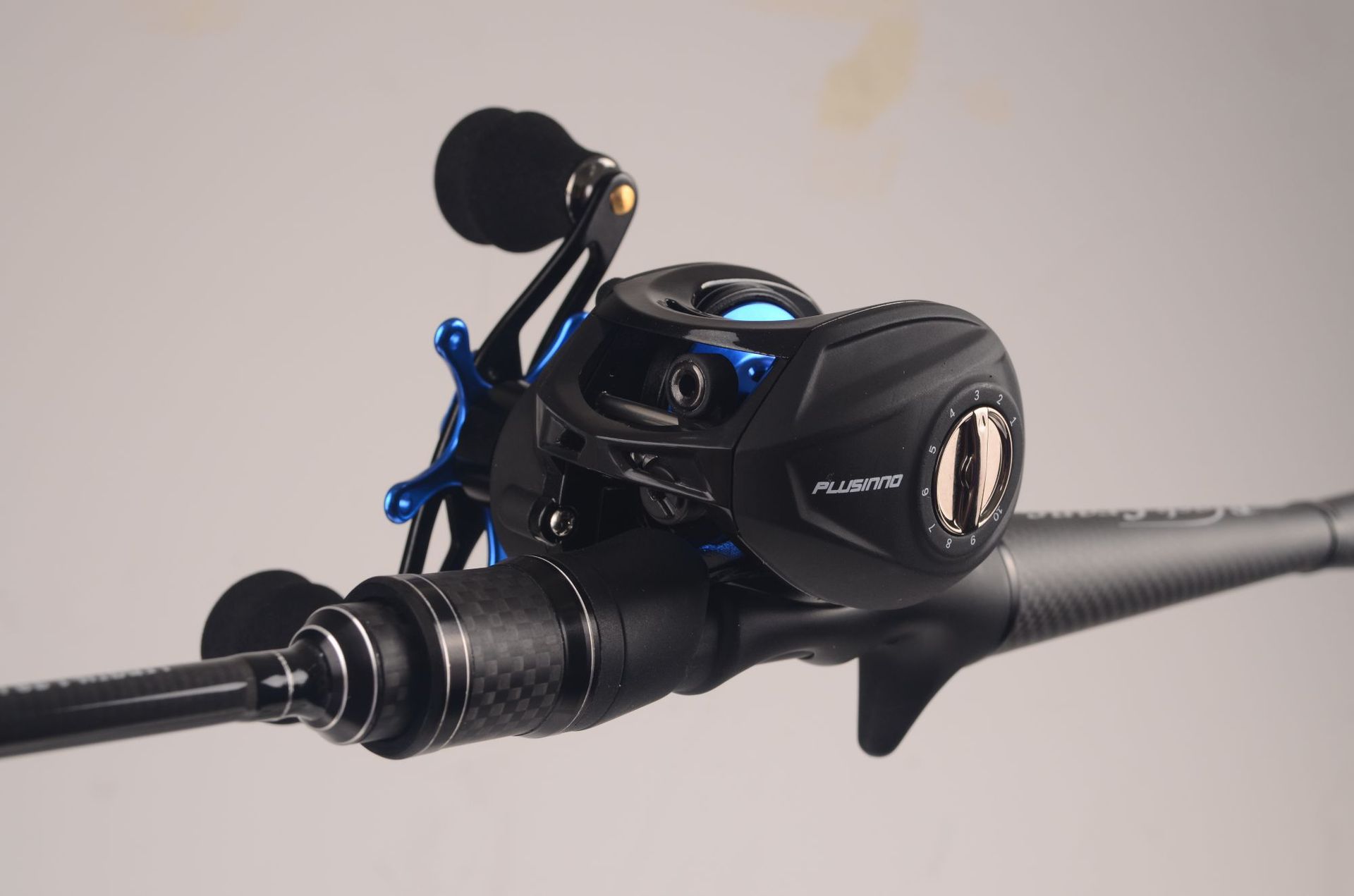 爱路亚马口竿竞技式碳素把手 ul 1.98米 blackcrane 直柄枪柄