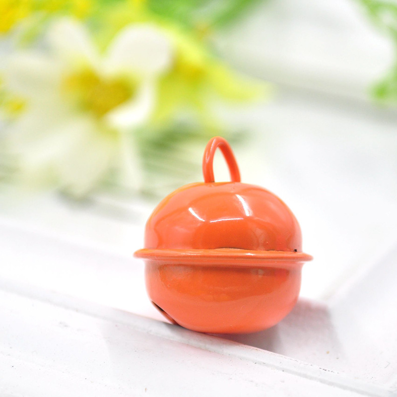 22mm糖果色金属烤漆小铃铛 宠物包包钥匙扣挂件diy配件现货批发