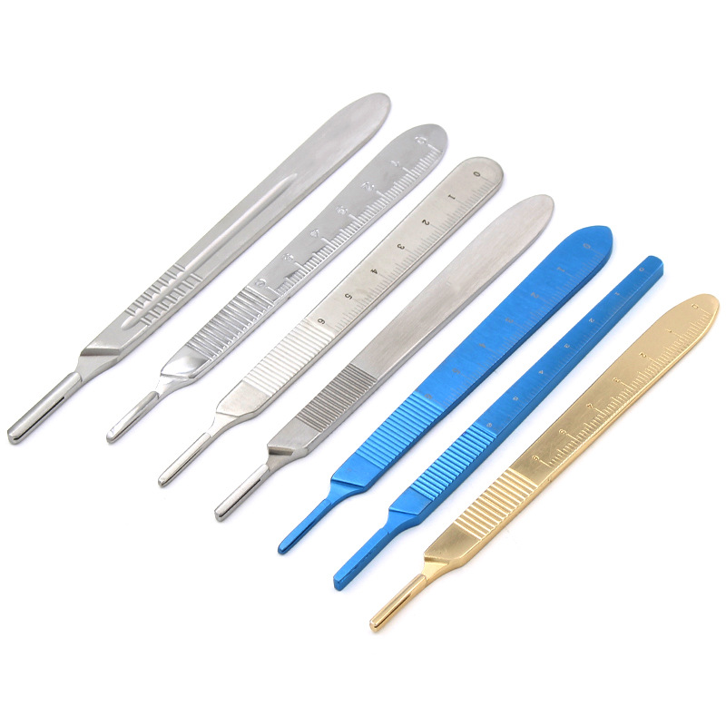 医用不锈钢手术刀11号15号带刻度刀柄3号4号美容整形器械工具