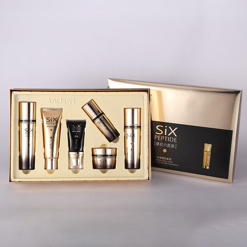 研春堂摩纹六胜钛护肤套装水乳霜护肤六件装套盒现货批发一件代发